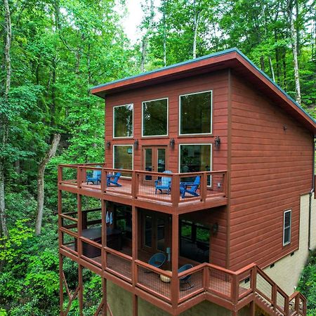 New Cozy Mountain Cabin Hot Tub Near Downtown 蓋特林堡 外观 照片