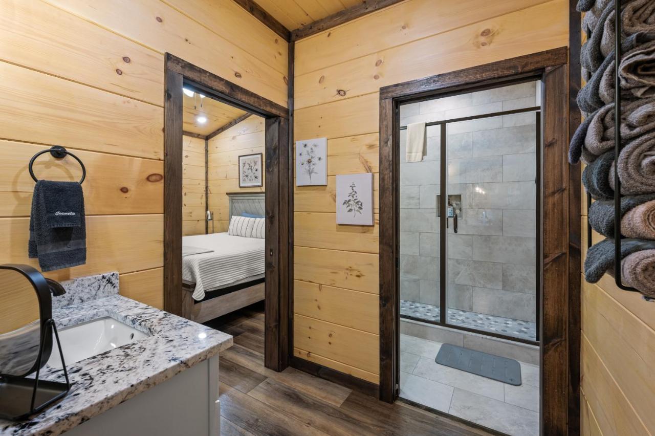 New Cozy Mountain Cabin Hot Tub Near Downtown 蓋特林堡 外观 照片