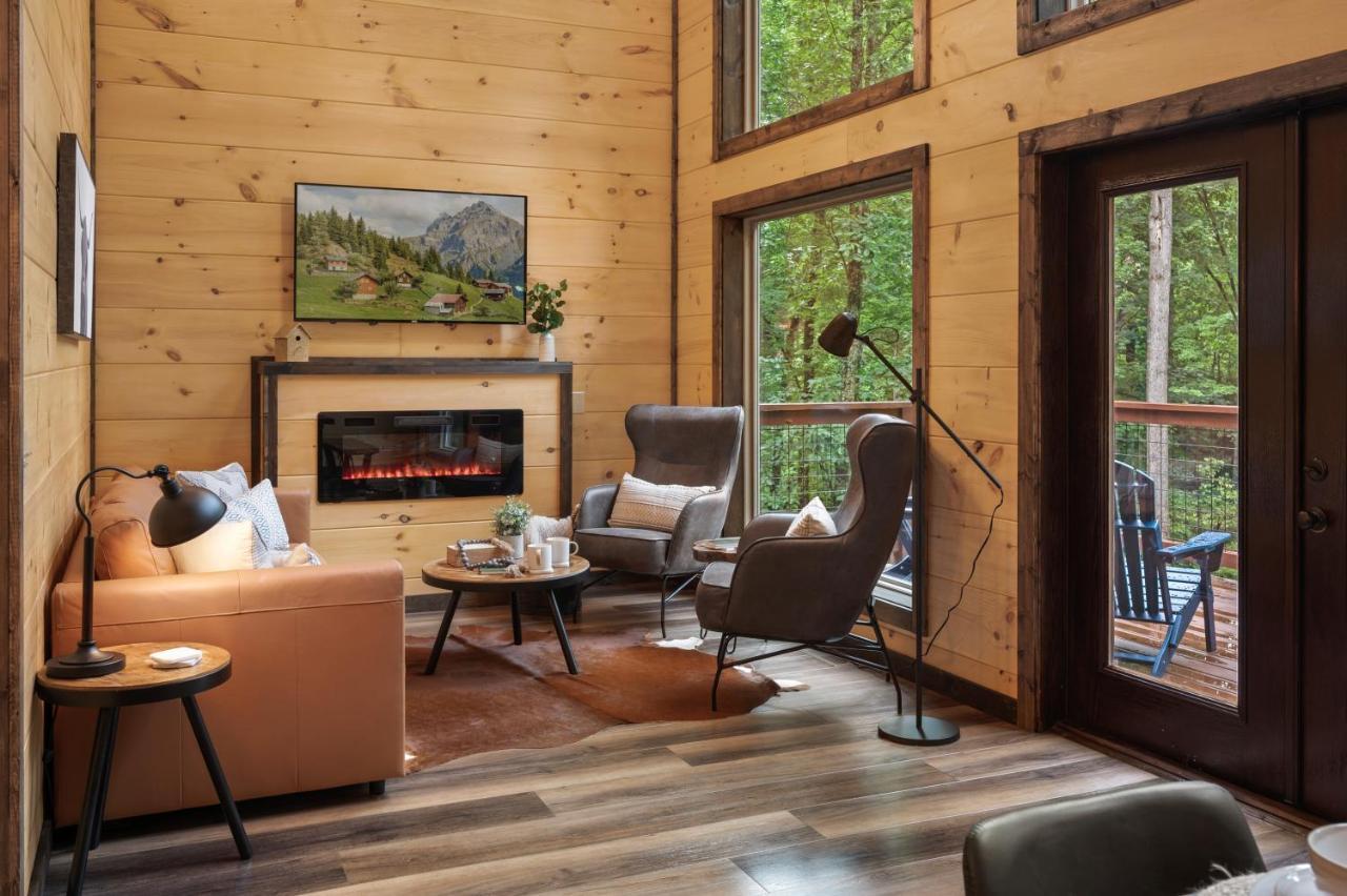 New Cozy Mountain Cabin Hot Tub Near Downtown 蓋特林堡 外观 照片
