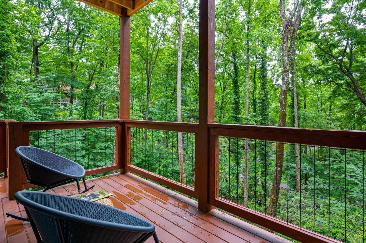 New Cozy Mountain Cabin Hot Tub Near Downtown 蓋特林堡 外观 照片