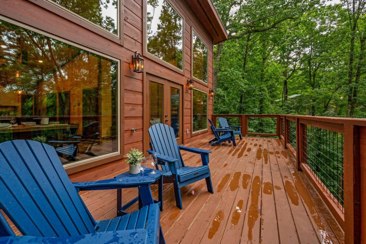New Cozy Mountain Cabin Hot Tub Near Downtown 蓋特林堡 外观 照片